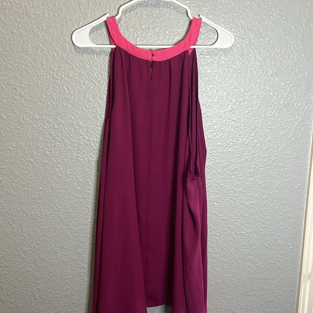Torrid size 4 Purple color block tank NWT - Picture 2 of 5